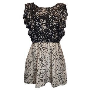 Armani Exchange Women`s Polka Dot Fit & Flare Dress Size M‎ Workwear Casual Y2K